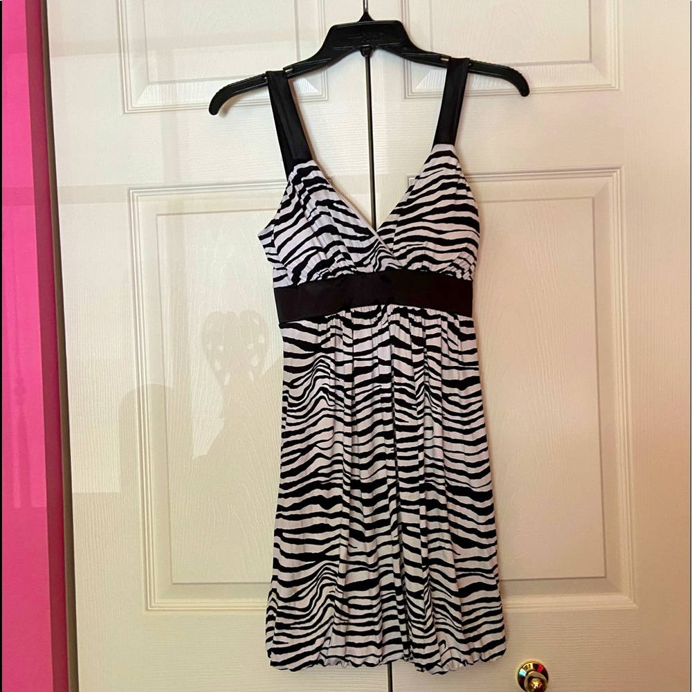 Taboo Zebra Print Dress